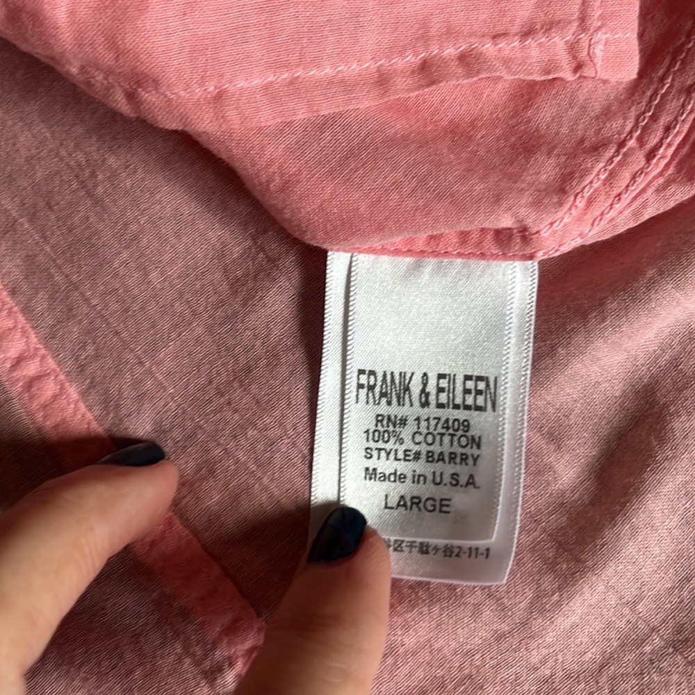 Never Worn Frank And Eileen Button Down - image 7